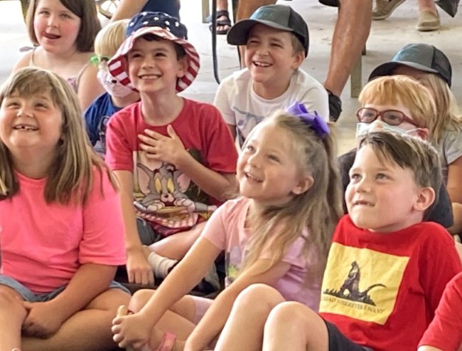 Children at program at Pickaway County Library.