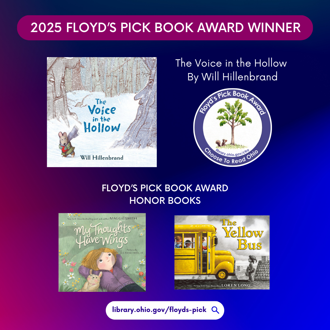 2025 Floyd's Pick winner and honor book jackets